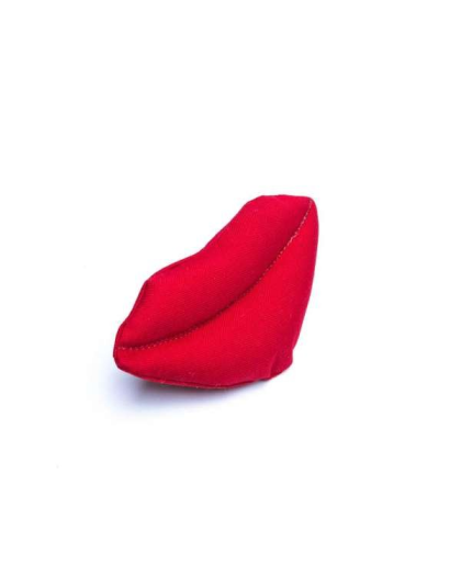 Red - Big Red Lips Dog Toy - Medium - Medium