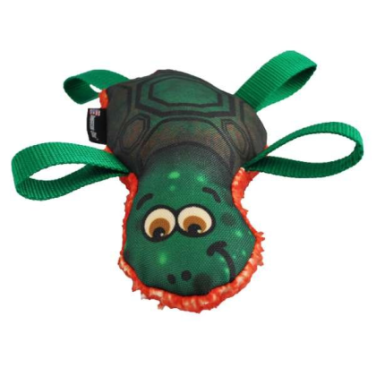 Green/Red - Tommy Turtle Dog Toy - Large - Large