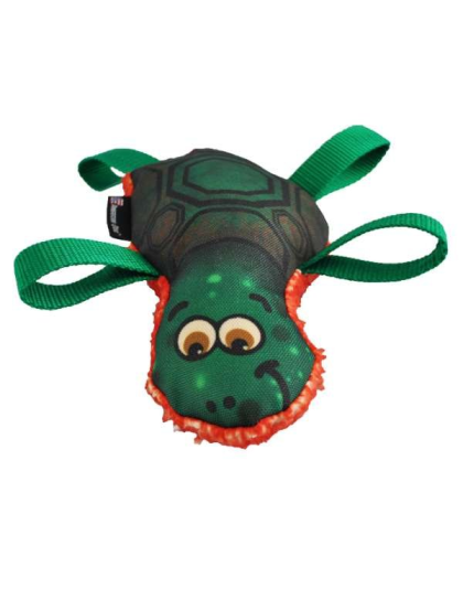 Green/Red - Tommy Turtle Dog Toy - Large - Large