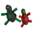 Green/Red - Tommy Turtle Dog Toy - Large - Large