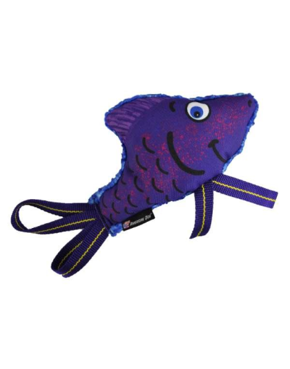 Purple/Red - Flyin' Fish Dog Toy