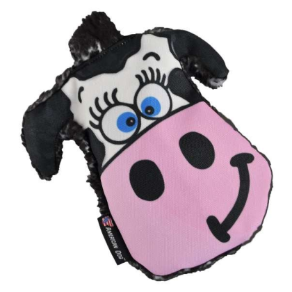 Black/white - Moo-Ria Cow Dog Toy