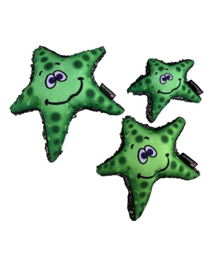 Neon Green - Stanley Starfish Dog Toy - Medium - Medium