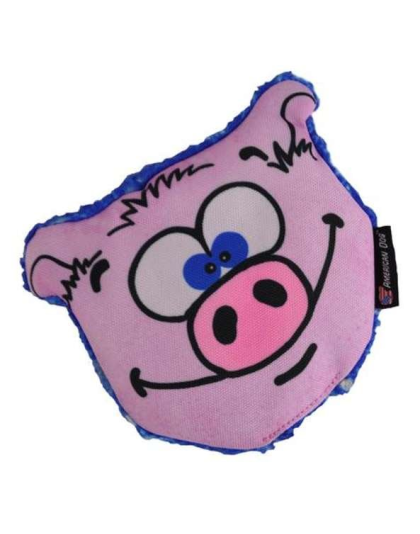 Pink - Pokey Pig Dog Toy