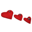 Red - Heart Of Stone Dog Toy - Medium