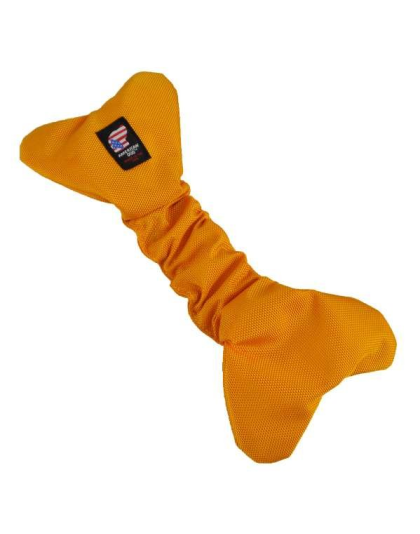 Yellow - Bungee Bone Dog Toy