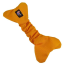 Yellow - Bungee Bone Dog Toy