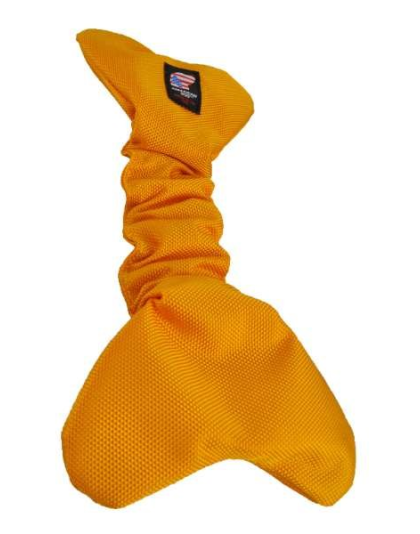 Yellow - Bungee Bone Dog Toy