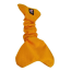 Yellow - Bungee Bone Dog Toy