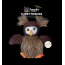 Owl with Ball Squeaker