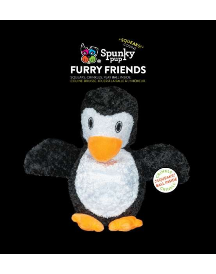 Penguin with Ball Squeaker