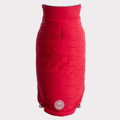 Red - GF Pet Reversible ElastoFit Chalet Jacket - Small