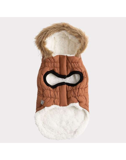 Caramel - GF Pet ElastoFit Urban Dog Parka  - XS