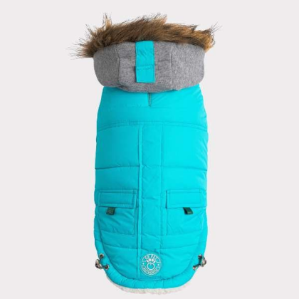 Aqua - GF Pet  Winter Sailor Parka  - Large