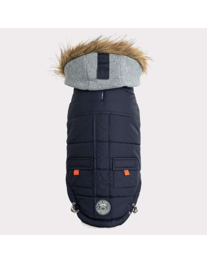 Navy - GF Pet  Winter Sailor Parka  - 2XS