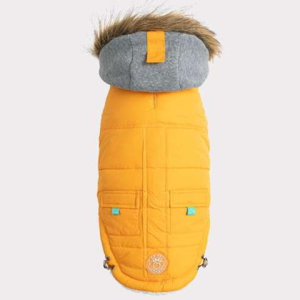 Yellow - GF Pet  Winter Sailor Parka  - 2XS