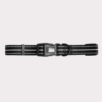 Black - GF Pet  Reflective Collar - XS