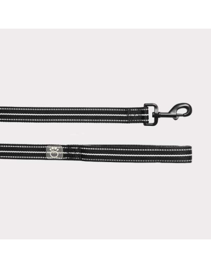 Black - GF Pet  Reflective Leash - Medium/Large