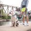 Neon Blue - GF Pet  Reflective Leash - Medium/Large