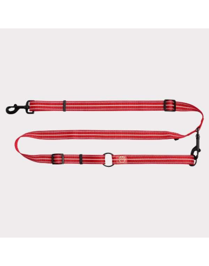 Red - GF Pet Reflective Leash - EEZY-6 - Medium/Large