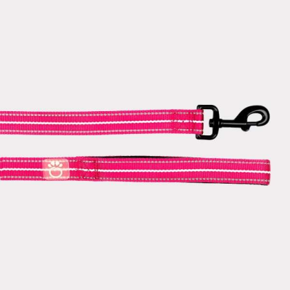 Neon Pink - GF Pet  Reflective Leash - Medium/Large