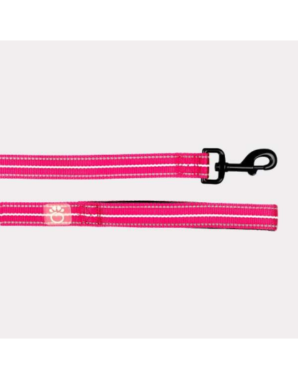 Neon Pink - GF Pet  Reflective Leash - XS/Small