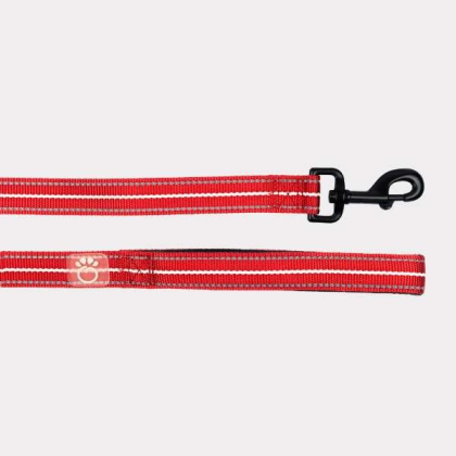 Red - GF Pet  Reflective Leash - Medium/Large