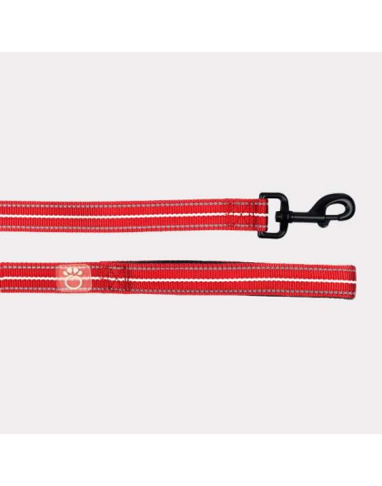 Red - GF Pet  Reflective Leash - Medium/Large