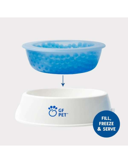 White - GF Pet  Ice Bowl - One Size