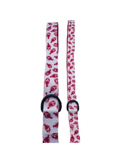 Lobster White - Cutie Ties Fun Design Dog Leash - Large