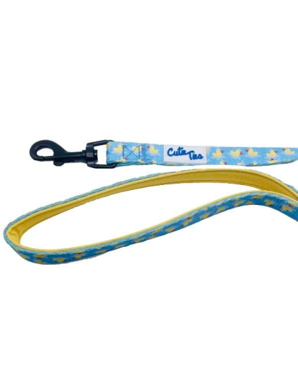 Rubber Duckies - Cutie Ties Fun Design Dog Leash - Small