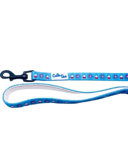 4th of July - Cutie Ties Fun Design Dog Leash - Small