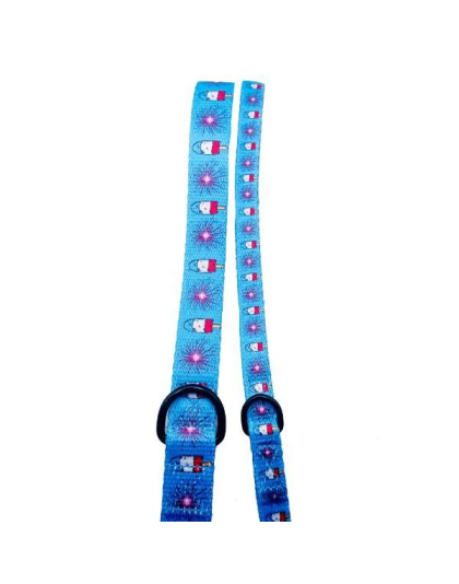 4th of July - Cutie Ties Fun Design Dog Leash - Large