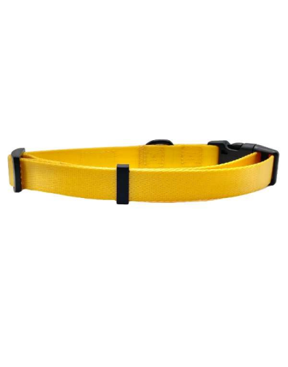 Yellow - Cutie Ties Fun Design Dog Collar - Small