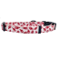 Lobster White - Cutie Ties Fun Design Dog Collar - Small