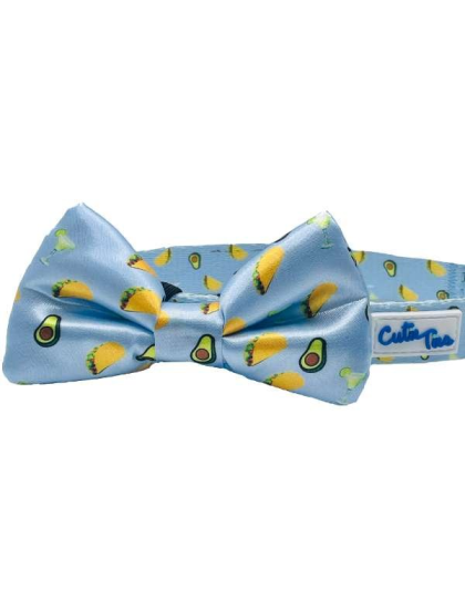 Taco Tuesday - Cutie Ties Fun Design Dog Collar - Large