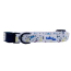 Dino Doggy White - Cutie Ties Fun Design Dog Collar - Large