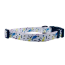 Dino Doggy White - Cutie Ties Fun Design Dog Collar - Medium