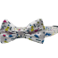 Dino Doggy White - Cutie Ties Fun Design Dog Collar - Medium