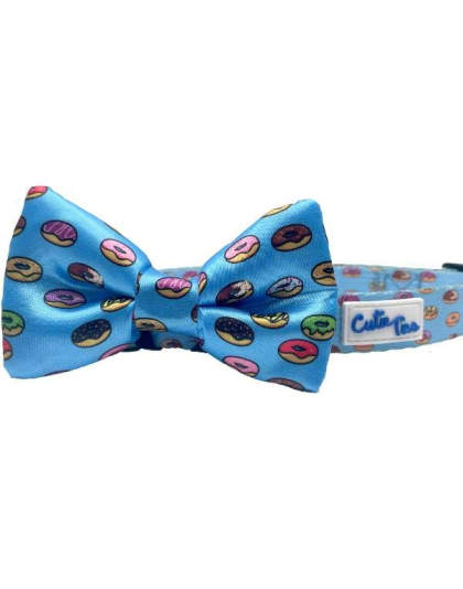 Donuts - Cutie Ties Fun Design Dog Collar - Small