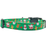 Christmas Festive Green - Cutie Ties Fun Design Dog Collar - Small