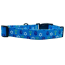 Hanukkah Blue Dreidel - Cutie Ties Fun Design Dog Collar - Large