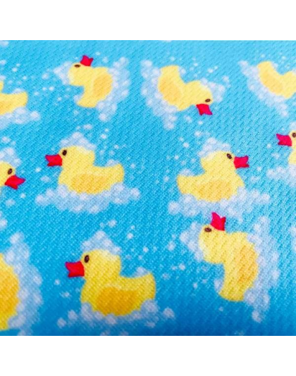 Rubber Duckies - Cutie Ties Tie On Dog Bandana - Large