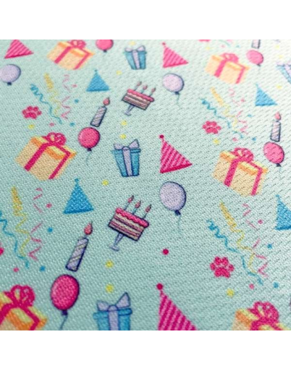 Happy Birthday - Cutie Ties Tie On Dog Bandana - Large