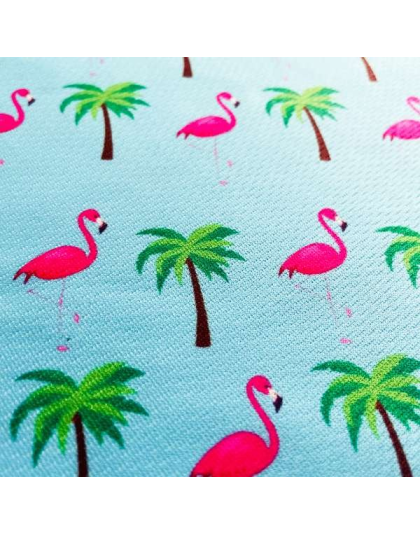 Flamingo Miami Vice - Cutie Ties Tie On Dog Bandana - Large