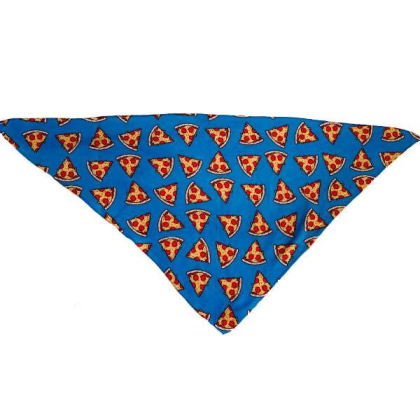 Pizza Crust - Cutie Ties Tie On Dog Bandana - Small