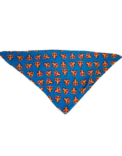 Pizza Crust - Cutie Ties Tie On Dog Bandana - Small