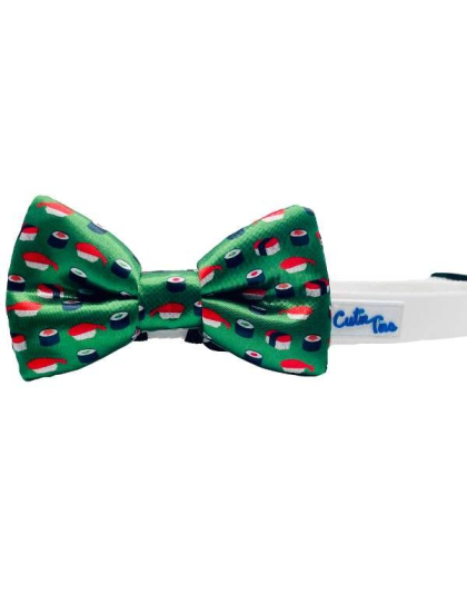 Green - Cutie Ties Dog Bow Tie - One Size