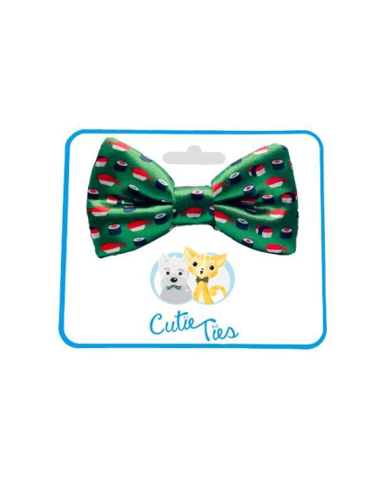 Green - Cutie Ties Dog Bow Tie - One Size