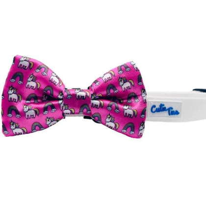 Rainbow - Cutie Ties Dog Bow Tie - One Size